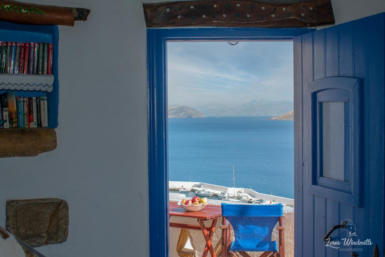 Leros Windmills Lejlighed Panteli Eksteriør billede